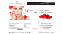 Desktop Screenshot of centrumkosmetologii.com.pl